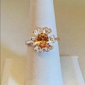 Sterling Silver Citrine ring